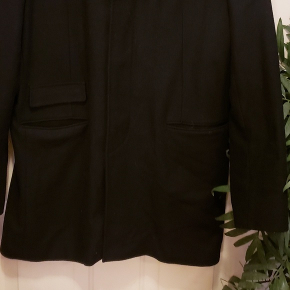 🎉All Saints Black Wool Button Coat Jacket🎉 - Picture 5 of 5